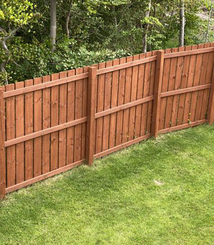 Timber fencing